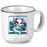 Cute Axolotl Lover Gamesalotl Gaming Axolotl 15oz Campfire Ceramic Mug