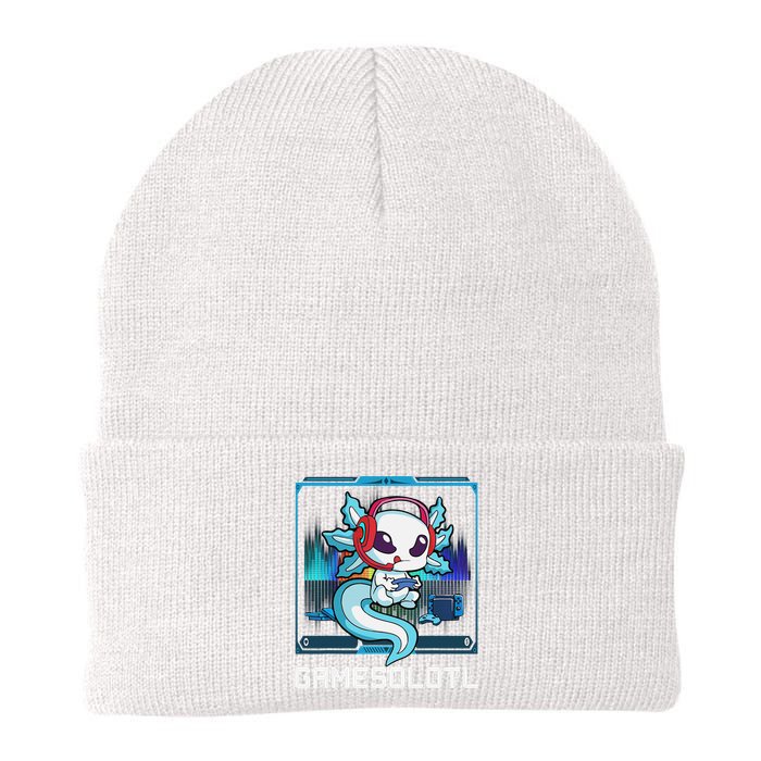 Cute Axolotl Lover Gamesalotl Gaming Axolotl Beanie