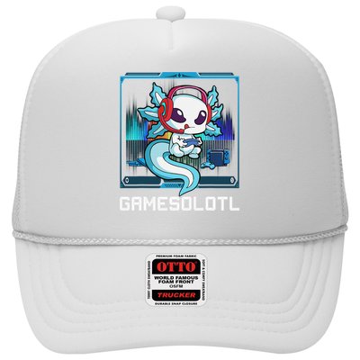 Cute Axolotl Lover Gamesalotl Gaming Axolotl Trucker Hat