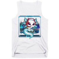 Cute Axolotl Lover Gamesalotl Gaming Axolotl Tank Top