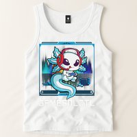 Cute Axolotl Lover Gamesalotl Gaming Axolotl Tank Top