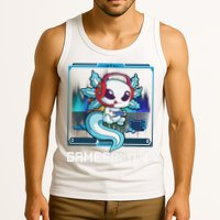 Cute Axolotl Lover Gamesalotl Gaming Axolotl Tank Top