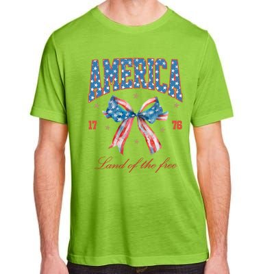 Coquette America Land Of The Free 1776 Adult ChromaSoft Performance T-Shirt