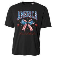 Coquette America Land Of The Free 1776 Cooling Performance Crew T-Shirt