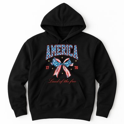 Coquette America Land Of The Free 1776 Hoodie