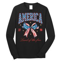 Coquette America Land Of The Free 1776 Long Sleeve Shirt