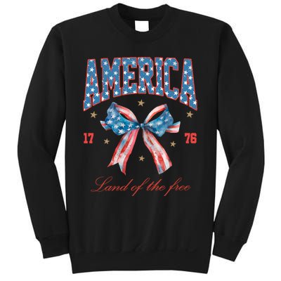 Coquette America Land Of The Free 1776 Sweatshirt