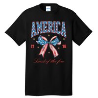 Coquette America Land Of The Free 1776 Tall T-Shirt