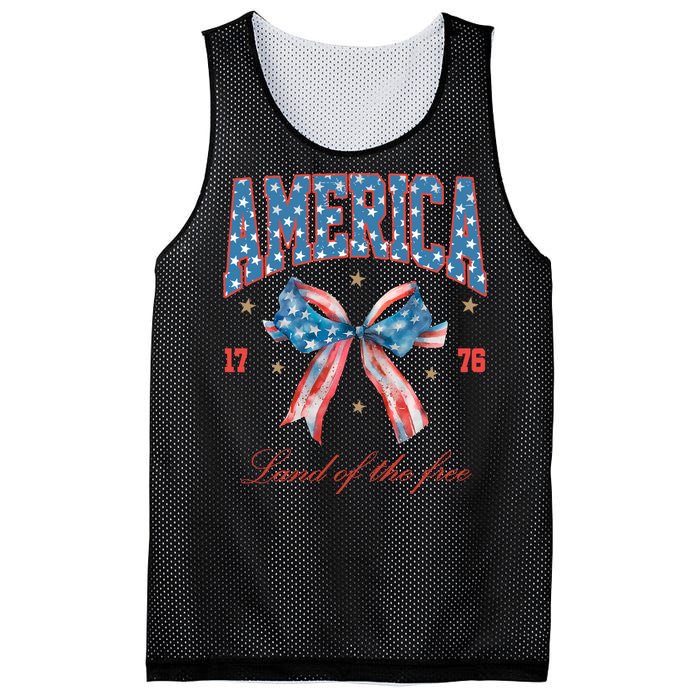 Coquette America Land Of The Free 1776 Mesh Reversible Basketball Jersey Tank