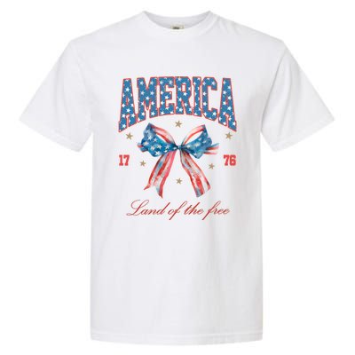 Coquette America Land Of The Free 1776 Garment-Dyed Heavyweight T-Shirt