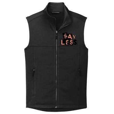 Concrete And Luxury Enough Said Crimson Bliss Collective Smooth Fleece Vest