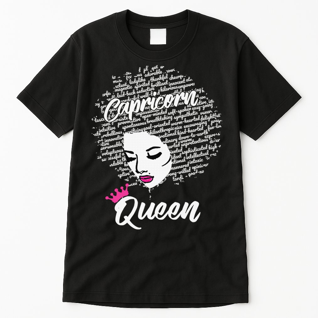 Capricorn  Afro Locs  Zodiac Signs Birthday Gift Tall T-Shirt
