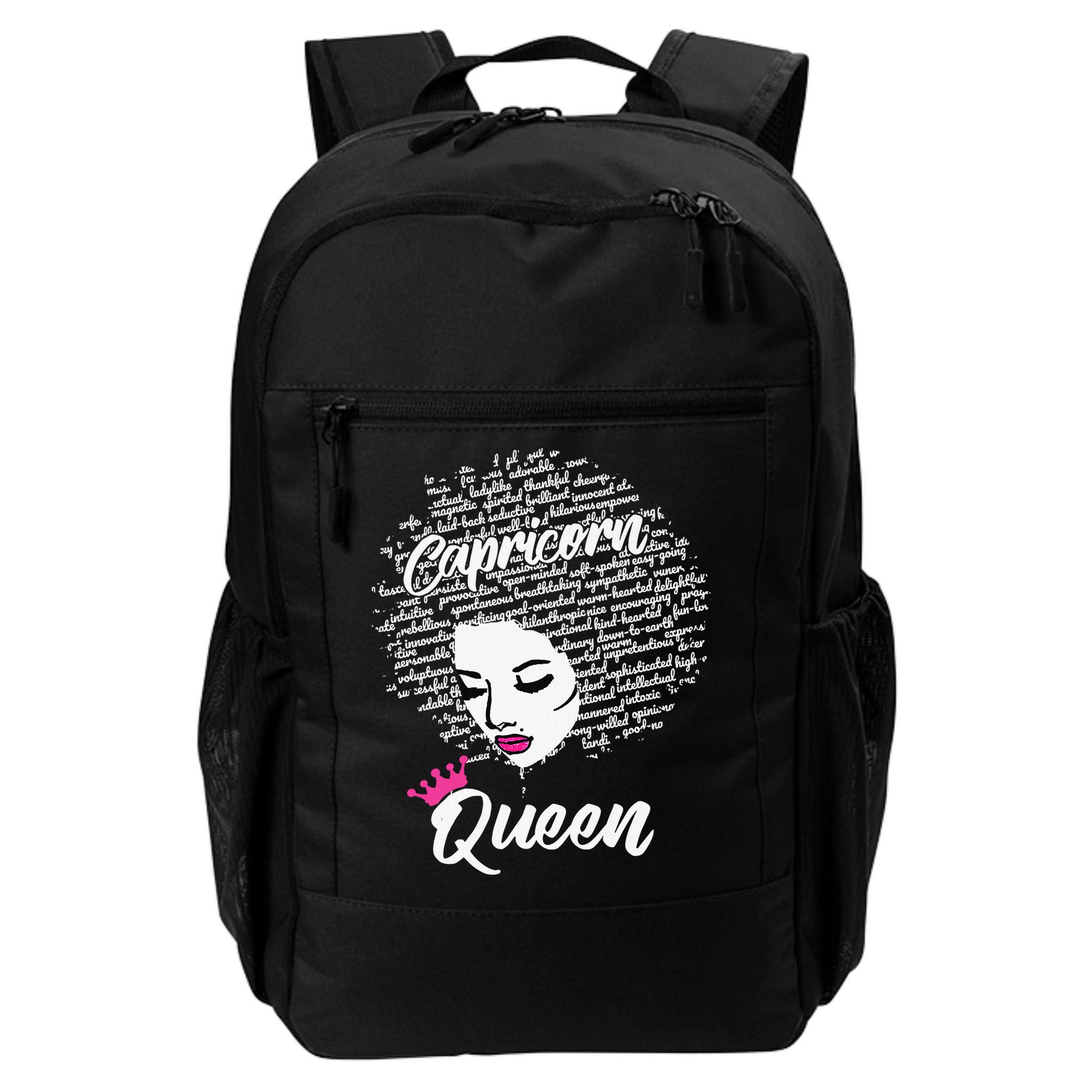Capricorn  Afro Locs  Zodiac Signs Birthday Gift Backpack