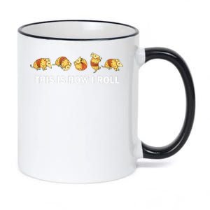 Cute Armadillo Lover This Is How I Roll Armadillo 11oz Black Color Changing Mug