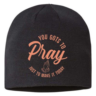 Concrete And Luxury Gots To Pray Crimson Bliss Sustainable Beanie