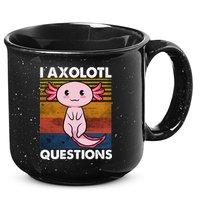 Cute Axolotl Lover Funny I Axolotl Questions 15oz Campfire Ceramic Mug