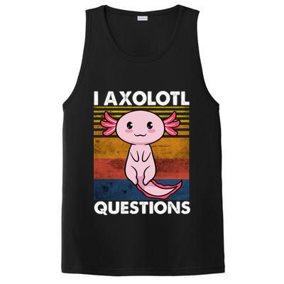 Cute Axolotl Lover Funny I Axolotl Questions PosiCharge Competitor Tank