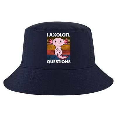Cute Axolotl Lover Funny I Axolotl Questions Cool Comfort Performance Bucket Hat