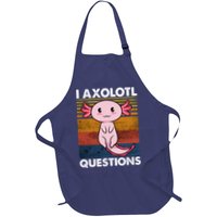 Cute Axolotl Lover Funny I Axolotl Questions Apron