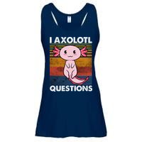 Cute Axolotl Lover Funny I Axolotl Questions Ladies Essential Flowy Tank