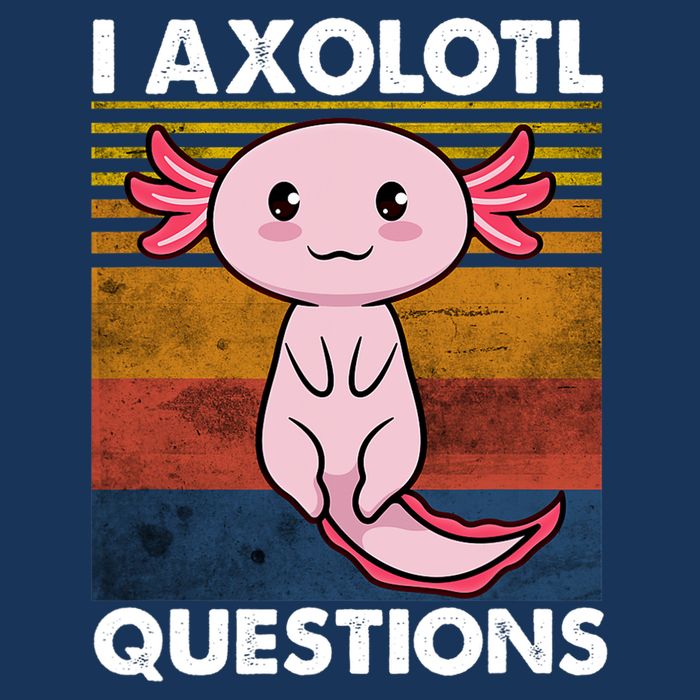 Cute Axolotl Lover Funny I Axolotl Questions 16 in Basic Backpack