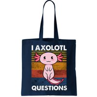 Cute Axolotl Lover Funny I Axolotl Questions Bag