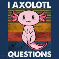 Cute Axolotl Lover Funny I Axolotl Questions Cooling Performance Long Sleeve Crew