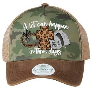 Christian A Lot Can Happen In Three Days Easter Legacy Tie Dye Trucker Hat