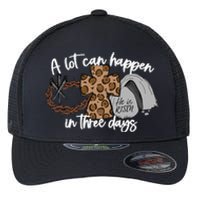 Christian A Lot Can Happen In Three Days Easter Flexfit Unipanel Trucker Cap