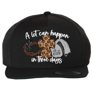 Christian A Lot Can Happen In Three Days Easter Wool Snapback Cap