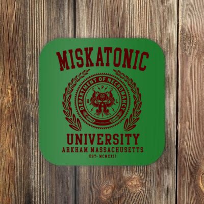 Cthulu And Lovecraft Miskatonic University Coaster