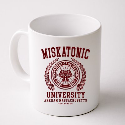 Cthulu And Lovecraft Miskatonic University Coffee Mug