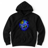 Colorful Angry Lion Hoodie