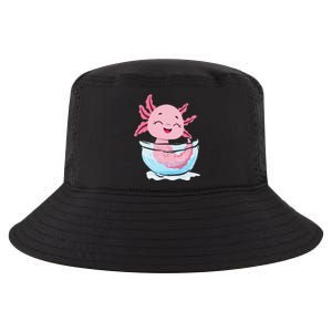 Cute Axolotl Lover Snaxolotl Kawaii Axolotl Food Sweets Cool Comfort Performance Bucket Hat