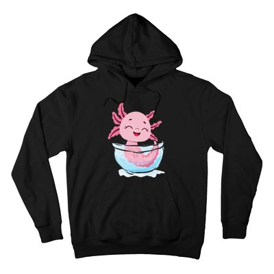 Cute Axolotl Lover Snaxolotl Kawaii Axolotl Food Sweets Hoodie