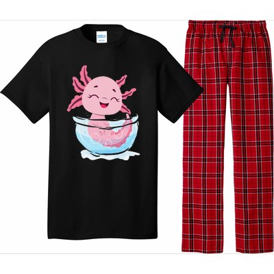 Cute Axolotl Lover Snaxolotl Kawaii Axolotl Food Sweets Pajama Set