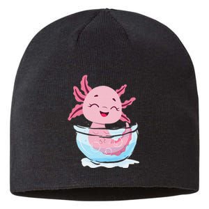 Cute Axolotl Lover Snaxolotl Kawaii Axolotl Food Sweets Sustainable Beanie