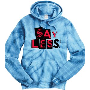 Concrete And Luxury Enough Said Infrared Tie Dye Hoodie