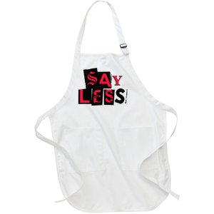 Concrete And Luxury Enough Said Infrared Full-Length Apron With Pockets