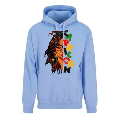 Capricorn Afro Locs Zodiac Signs Birthday Unisex Surf Hoodie