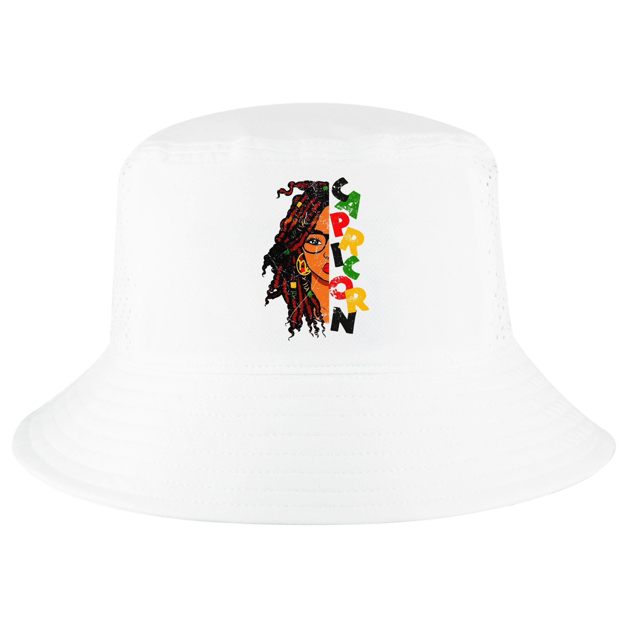 Capricorn Afro Locs Zodiac Signs Birthday Cool Comfort Performance Bucket Hat