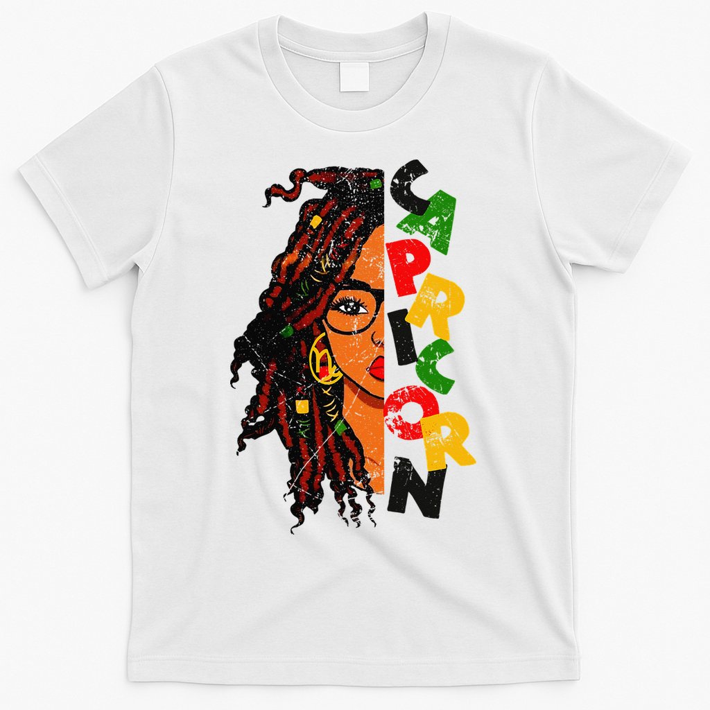 Capricorn Afro Locs Zodiac Signs Birthday T-Shirt