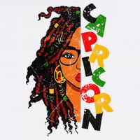 Capricorn Afro Locs Zodiac Signs Birthday T-Shirt
