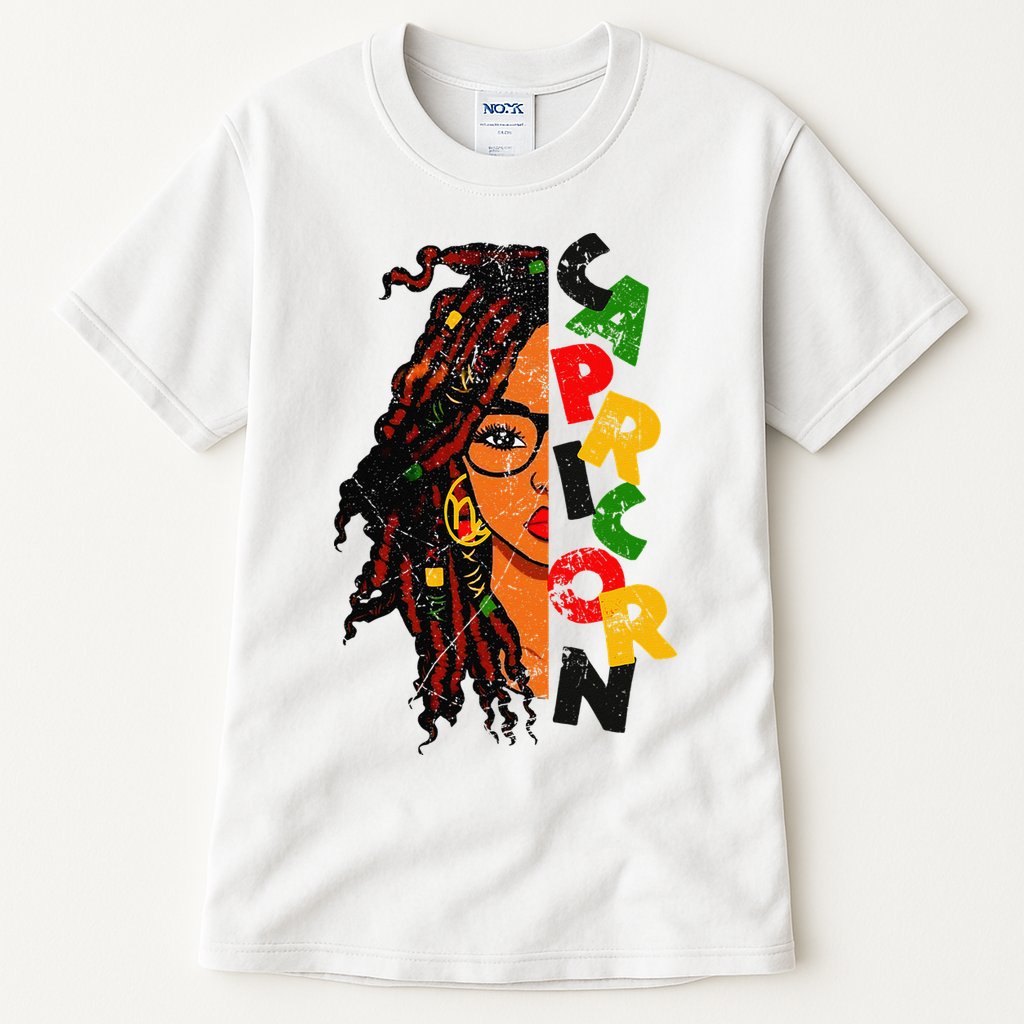 Capricorn Afro Locs Zodiac Signs Birthday Tall T-Shirt