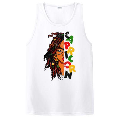 Capricorn Afro Locs Zodiac Signs Birthday PosiCharge Competitor Tank