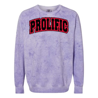 Concrete And Luxury Prolific Infrared Colorblast Crewneck Sweatshirt