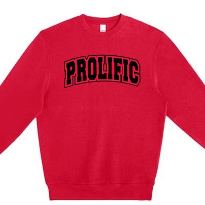 Concrete And Luxury Prolific Infrared Premium Crewneck Sweatshirt