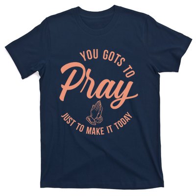 Concrete And Luxury Gots To Pray Crimson Bliss T-Shirt