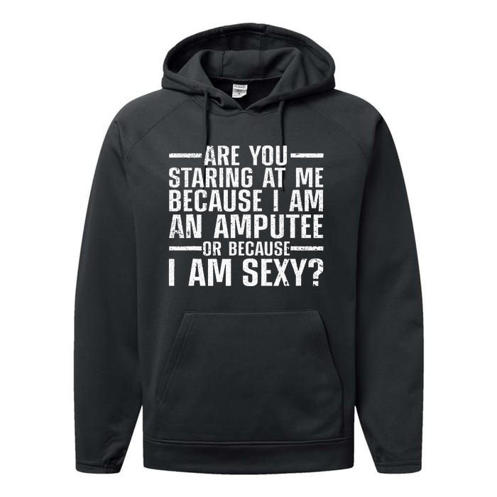 Cool Amputee Leg Amputation Handicapped Sexy Performance Fleece Hoodie