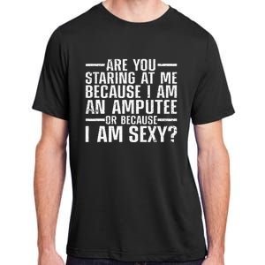 Cool Amputee Leg Amputation Handicapped Sexy Adult ChromaSoft Performance T-Shirt